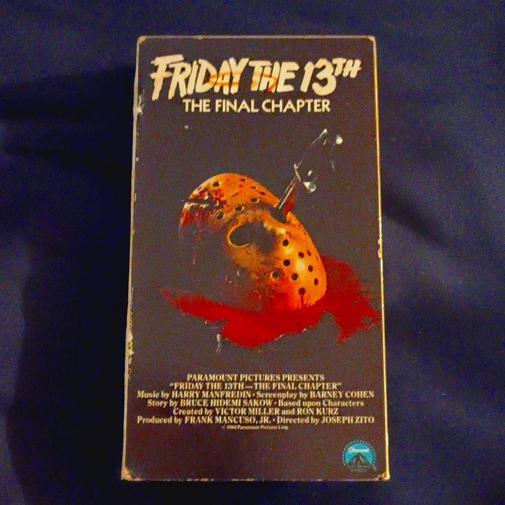 FRIDAY THE 13TH: THE FINAL CHAPTER VHS 1990 COREY FELDMAN VHS MOVIE